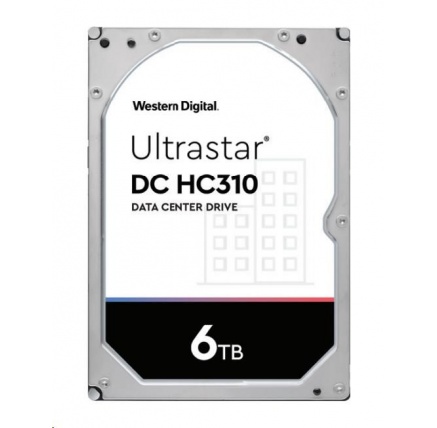Western Digital Ultrastar® HDD 6TB (HUS726T6TALE6L4) DC HC310 3.5in 26.1MM 256MB 7200RPM SATA 512E SE (GOLD WD6002FRYZ)
