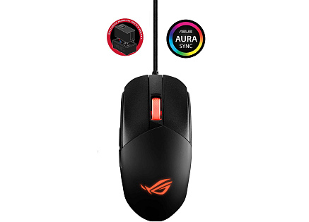ASUS myš ROG STRIX IMPACT III, černá