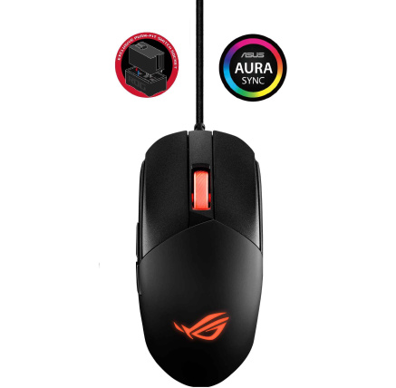 ASUS myš ROG STRIX IMPACT III, černá