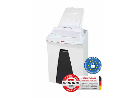 HSM skartovač Securio AF300 (řez: Kombinovaný 4,5x30mm | vstup: 240mm | DIN: P-4 (3) | papír, sponky, plast. karty, CD) HSM skartovač Securio AF300 (řez: Kombinovaný 4,5x30mm | vstup: 240mm | DIN: P-4 (3) | papír, sponky, plast. karty, CD)