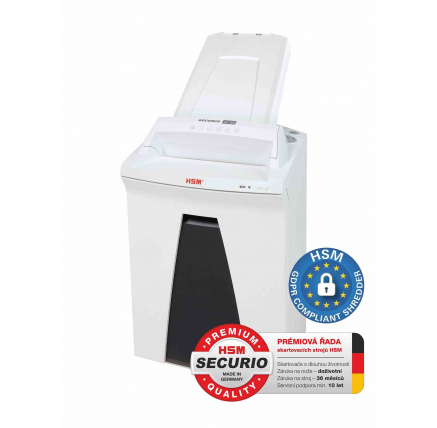 HSM skartovač Securio AF300 (řez: Kombinovaný 4,5x30mm | vstup: 240mm | DIN: P-4 (3) | papír, sponky, plast. karty, CD) HSM skartovač Securio AF300 (řez: Kombinovaný 4,5x30mm | vstup: 240mm | DIN: P-4 (3) | papír, sponky, plast. karty, CD)