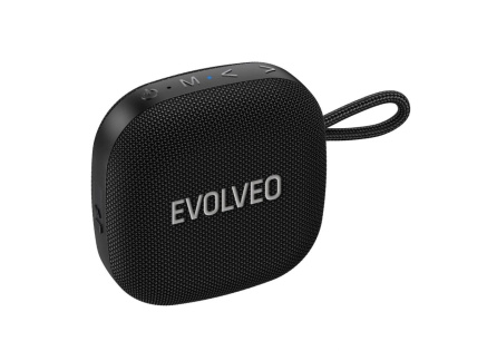 EVOLVEO TopSound, bezdrátový vodotěsný bluetooth reproduktor s rádiem, černý