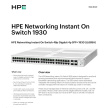 HPE Networking Instant On Switch 48p Gigabit 4p SFP+ Fanless 1930 JL685A