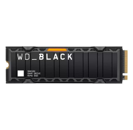 WD BLACK SSD NVMe 1TB PCIe SN850X, Gen4, (R:7300, W:6300MB/s), Chladič WD BLACK SSD NVMe 1TB PCIe SN850X, Gen4, (R:7300, W:6300MB/s), Chladič