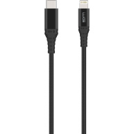 WG - Datový kabel Lightning MFi na Type-C, 1 metr, 3A, černá