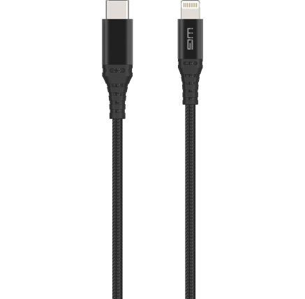 WG - Datový kabel Lightning MFi na Type-C, 1 metr, 3A, černá WG - Datový kabel Lightning MFi na Type-C, 1 metr, 3A, černá