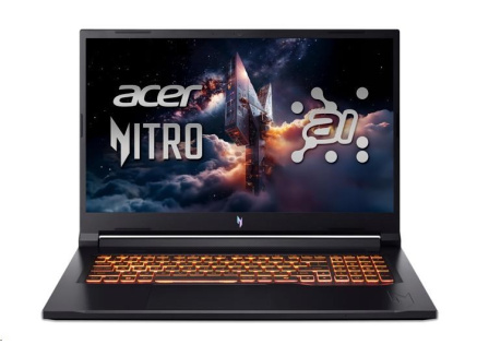 ACER NTB Nitro V 17 AI (ANV17-41-R3YC),R7-260,17.3"FHD,32GB,1TB SSD,RTX 4050,W11H,Black