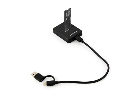 GEMBIRD dokovací stanice pro stolní počítače DD-U3M2, USB-C, M.2 SATA, NVMe SSD, černá GEMBIRD dokovací stanice pro stolní počítače DD-U3M2, USB-C, M.2 SATA, NVMe SSD, černá