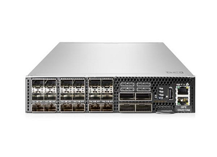 HPE 25GbE 18SFP28 4QSFP28 Power to Connector Airflow Half Width Switch SN2010M with NVIDIA Cumulus
