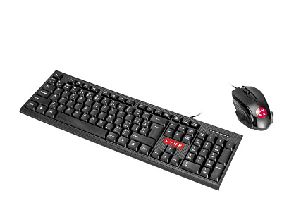 LYNX set klávesnice a myš , drátový set, USB, CZ/SK LYNX set klávesnice a myš , drátový set, USB, CZ/SK