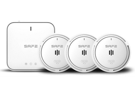 Safe S-FSC31-RF SET FIRE BASIC PLUS - 1x SAFE50HUB-WRF, 3x SAFE10Y30-RF