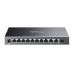 TP-Link OMADA switch ES210GP (9xGbE,1xGbE/SFPcombo,8xPoE+,63W, fanless)