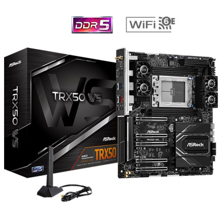ASRock MB Sc sTRX5 TRX50 WS, AMD TRX50, 4xDDR5, E-ATX