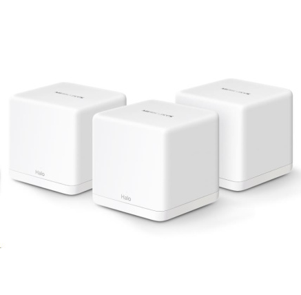 MERCUSYS Halo H60X(3-pack) WiFi6 Mesh (AX1500,2,4GHz/5GHz,3xGbELAN/WAN(1x XR Unit), 2xGbELAN/WAN (2x XS Unit)