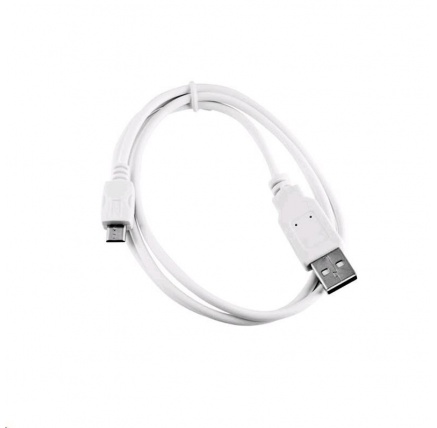 C-TECH kabel USB 2.0 AM/Micro, 2m, bílý