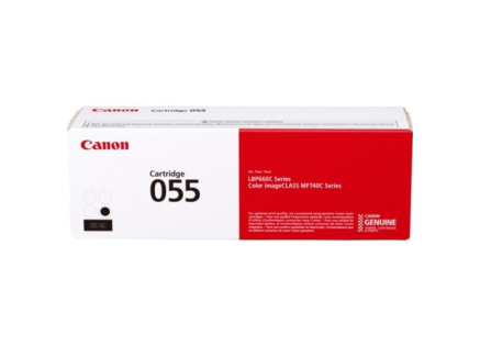 Canon TONER CRG-055 černý pro i-SENSYS LBP663Cdw, LBP664Cx, MF742Cdw, MF744Cdw (2 300 str.)
