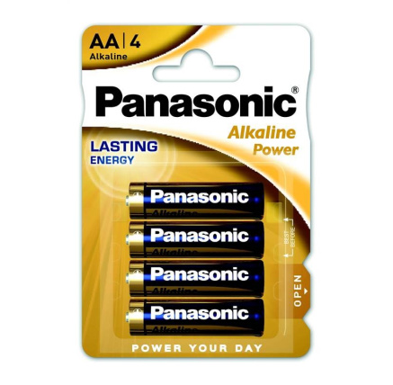 PANASONIC Alkalické baterie Alkaline Power LR6APB/4BP AA 1,5V (Blistr 4ks)