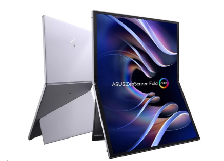 ASUS LCD 17,3" MQ17QH ZenScreen Fold OLED, DisplayHDR™ 500 True Black, 100% DCI-P3, Dual USB Type-C®, mini-HDMI®, Headph