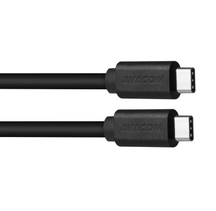 AVACOM datový a nabíjecí kabel USB Type-C - USB Type-C, 40cm, černá AVACOM datový a nabíjecí kabel USB Type-C - USB Type-C, 40cm, černá
