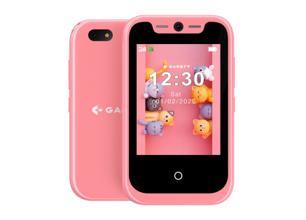 Garett Smartphone OneKid Pink - telefon pro děti, s rodičovským dohledem, růžový