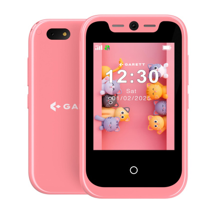 Garett Smartphone OneKid Pink - telefon pro děti, s rodičovským dohledem, růžový