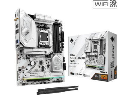 ASRock MB Sc AM5 B850 Steel Legend WiFi, AMD B850, 4xDDR5, 1xHDMI, WiFi, ATX