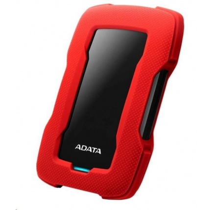 ADATA Externí HDD 2TB 2,5" USB 3.1 HD330, RED COLOR BOX, červený (gumový, nárazu odolný)