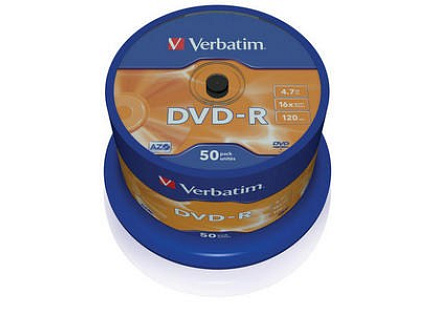 VERBATIM DVD-R(50-Pack)Spindle/General Retail/16x/4.7GB VERBATIM DVD-R(50-Pack)Spindle/General Retail/16x/4.7GB