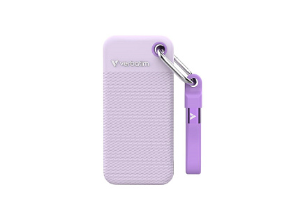 VERBATIM externí SSD 1TB Pocket SSD, USB-C, Fialová VERBATIM externí SSD 1TB Pocket SSD, USB-C, Fialová