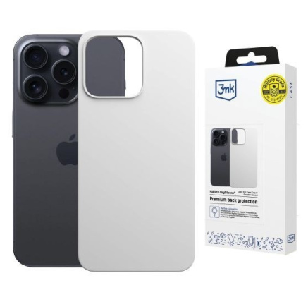3mk ochranný kryt HARDY MagSilicone pro Apple iPhone 16 Pro White 3mk ochranný kryt HARDY MagSilicone pro Apple iPhone 16 Pro White