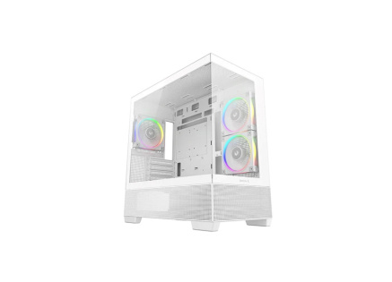 DEEPCOOL Case CG380 3F WH, mATX, ARGB, Průhledná bočnice, 3x120mm Fan, bílá DEEPCOOL Case CG380 3F WH, mATX, ARGB, Průhledná bočnice, 3x120mm Fan, bílá