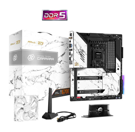 BAZAR - ASRock MB Sc AM5 X670E TAICHI CARRARA, AMD X670, 4xDDR5, 1xHDMI, WI-FI, EATX - Po opravě (Bez příšlušenství)