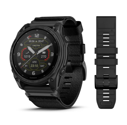 Garmin - Tactix 8 51mm Solar Sapphire DLC Titanium Black, EU