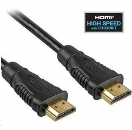 PREMIUMCORD Kabel HDMI 25m High Speed + Ethernet (v1.4), zlacené konektory