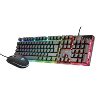 TRUST set klávesnice + myš GXT 838 Azor Gaming Combo CZ/SK