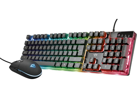 TRUST set klávesnice + myš GXT 838 Azor Gaming Combo CZ/SK TRUST set klávesnice + myš GXT 838 Azor Gaming Combo CZ/SK