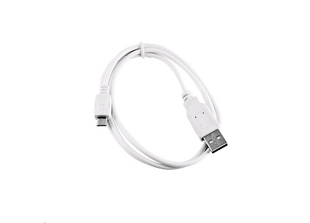 C-TECH kabel USB 2.0 AM/Micro, 1m, bílý
