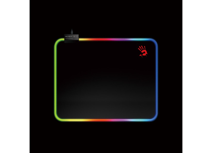 A4tech Bloody Podložka pod myš MP-45N, vel. L (450×400mm), RGB, Černá