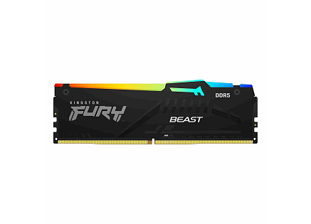 KINGSTON DIMM DDR5 32GB 5600MT/s CL40 FURY Beast Černá RGB