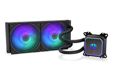 ENDORFY Vodní chladič Navis F240 ARGB, 2x120mm, LGA1851, AM5, černá ENDORFY Vodní chladič Navis F240 ARGB, 2x120mm, LGA1851, AM5, černá