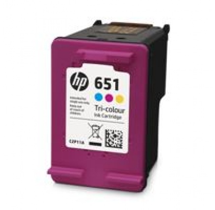 HP 651 Tri-color Original Ink Advantage Cartridge, C2P11AE (300 pages)
