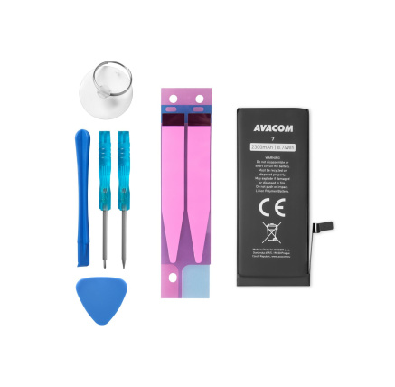 AVACOM baterie pro Apple iPhone 7 - vysokokapacitní, Li-Ion 3,8V 2300mAh (náhrada 616-00255) AVACOM baterie pro Apple iPhone 7 - vysokokapacitní, Li-Ion 3,8V 2300mAh (náhrada 616-00255)