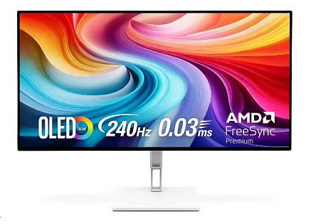 ACER LCD CE270UXwmiipprx Ergo OLED 69cm (26.5") Flat QD-OLED QHD 2560x1440@240Hz, 200nits (Peak 400nits HDR10), 178/178