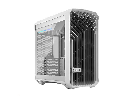FRACTAL DESIGN skříň Torrent Compact White TG Clear Tint, USB 3.1 Type-C, 2x USB 3.0, bez zdroje, E-ATX
