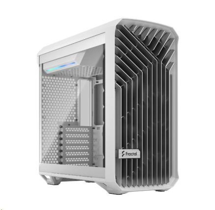 FRACTAL DESIGN skříň Torrent Compact White TG Clear Tint, USB 3.1 Type-C, 2x USB 3.0, bez zdroje, E-ATX FRACTAL DESIGN skříň Torrent Compact White TG Clear Tint, USB 3.1 Type-C, 2x USB 3.0, bez zdroje, E-ATX