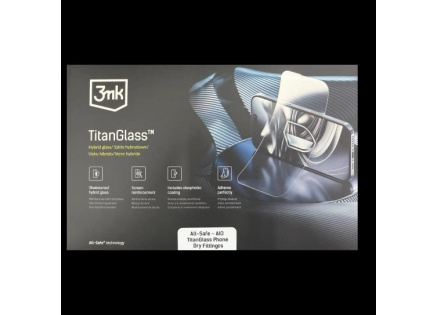 3mk All-Safe - AIO fólie TitanGlass Phone 50 ks + výměnný nůž + aplikátor + bonus 5ks TitanGlass