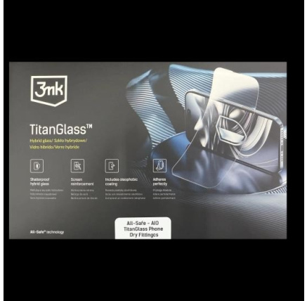 3mk All-Safe - AIO fólie TitanGlass Phone 50 ks + výměnný nůž + aplikátor + bonus 5ks TitanGlass 3mk All-Safe - AIO fólie TitanGlass Phone 50 ks + výměnný nůž + aplikátor + bonus 5ks TitanGlass