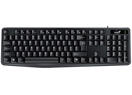 GENIUS klávesnice KB-117, Drátová, Copilot, USB, černá, CZ+SK layout