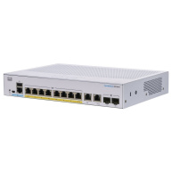 Cisco switch CBS350-8P-2G-UK (8xGbE,2xGbE/SFP combo,8xPoE+,67W,fanless) - REFRESH
