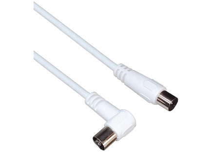 PREMIUMCORD TV kabel M/F konektor 90, 75 Ohm 20m